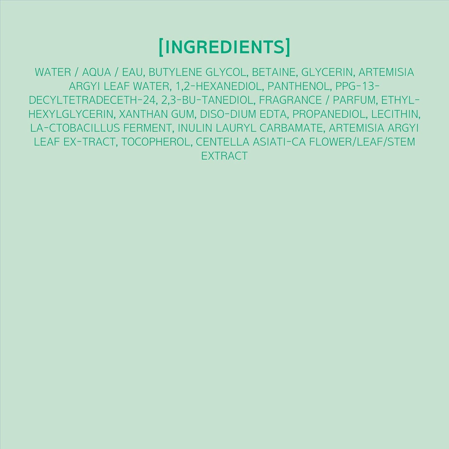 Artemisia Soothing Toner with Centella Asiatica and Panthenol | Hydrating & Calming Facial Toner for Sensitized Skin, Skin Prep, Vegan, 5.07 Fl. Oz.