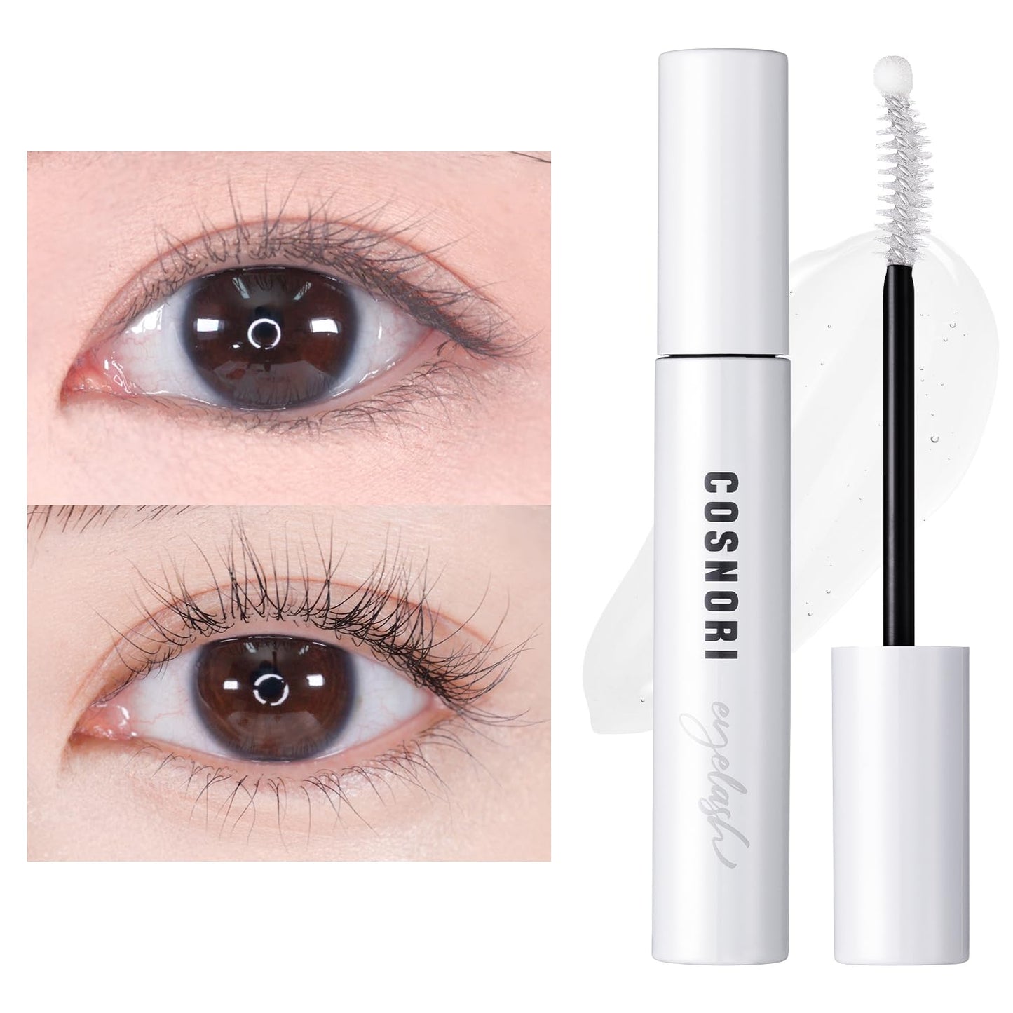 Long Active Eyelash Serum - n Eyelash Boost Serum - Eyebrow Growth Enhancer for Longer and Thicker - Vegan Prostaglandin Free & Non Irritating - Peptides, Hyaluronic Acid, 0.3 Fl.Oz.