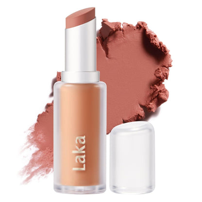 Bulky Matte Lipstick 4G/0.14Oz., Long Wear, Non-Drying Lip Stain Stick with High Pigmentation, Voluminous Lips, Vegan, K-Beauty (#405 so Peach)