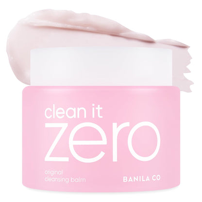 Clean It Zero Nourishing Cleansing Balm | Korean Makeup Remover for Dry Skin | Vegan | Cleansing Oil, Facial Cleanser Made with Ginseng Root & Soybean Peptide (100Ml / 3.38 Fl. Oz)