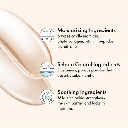 SEOUL 365 Vegan Beige Tone up Cream | Summer Foundation, Base-Skip Tone Up, Beige Color, Natural Coverage, Lightweight, Non-Sticky Facial Lotion, Glow Finish (40Ml)