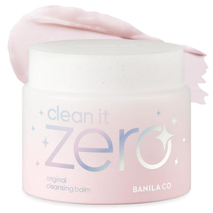 Clean It Zero Nourishing Cleansing Balm | Korean Makeup Remover for Dry Skin | Vegan | Cleansing Oil, Facial Cleanser Made with Ginseng Root & Soybean Peptide (100Ml / 3.38 Fl. Oz)