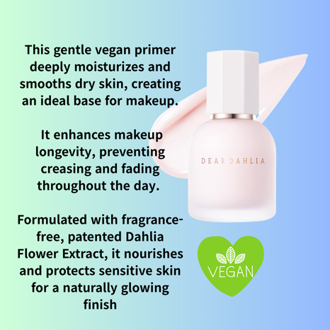 Prime Layer Skin Prep - Vegan Makeup Primer, Lightweight & Hydrating for Long-Lasting Makeup, Smooth, Glowing Skin. Korean Base Prep. Artificial Fragrance Free. 1.35 Oz