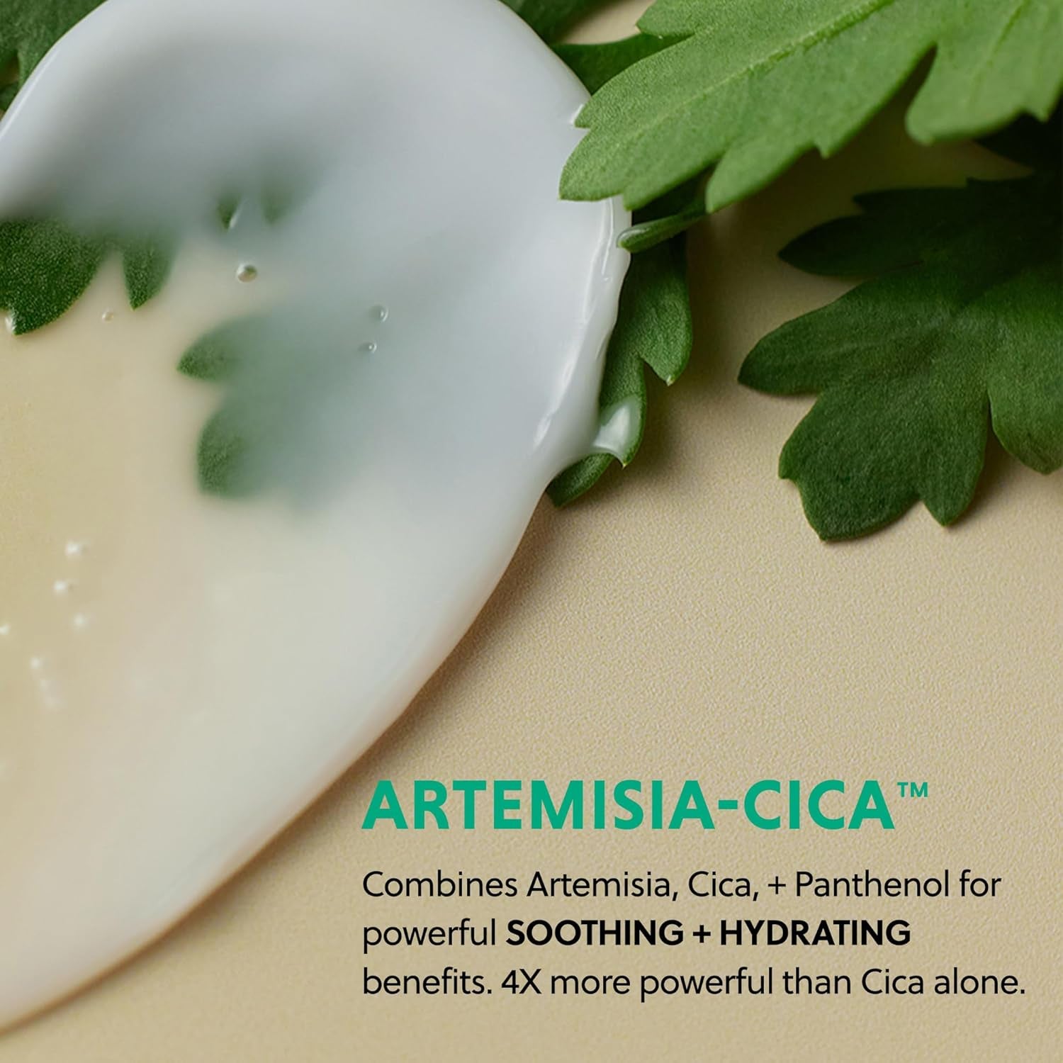 Artemisia Soothing Gel Cream Moisturizer with Centella Asiatica and Niacinamide | Calming, Cooling, Hydrating, Vegan, Non-Comedogenic, Suitable for Sensitive & Acne-Prone Skin, 1.86 Fl. Oz.