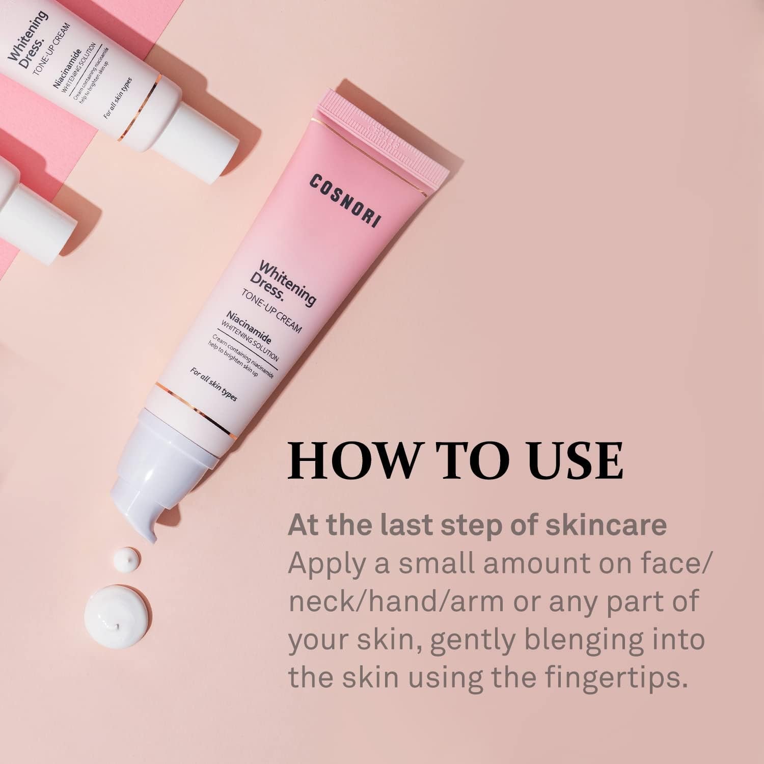 W. Dress Tone-Up Cream -Quick Skin Tone Balancer – Evens Out Complexion - No Makeup Natural Look - Long-Lasting Hydrating & Sebum Control Face and Body – Vegan, No Animal Tested – 1.7 Fl. Oz.