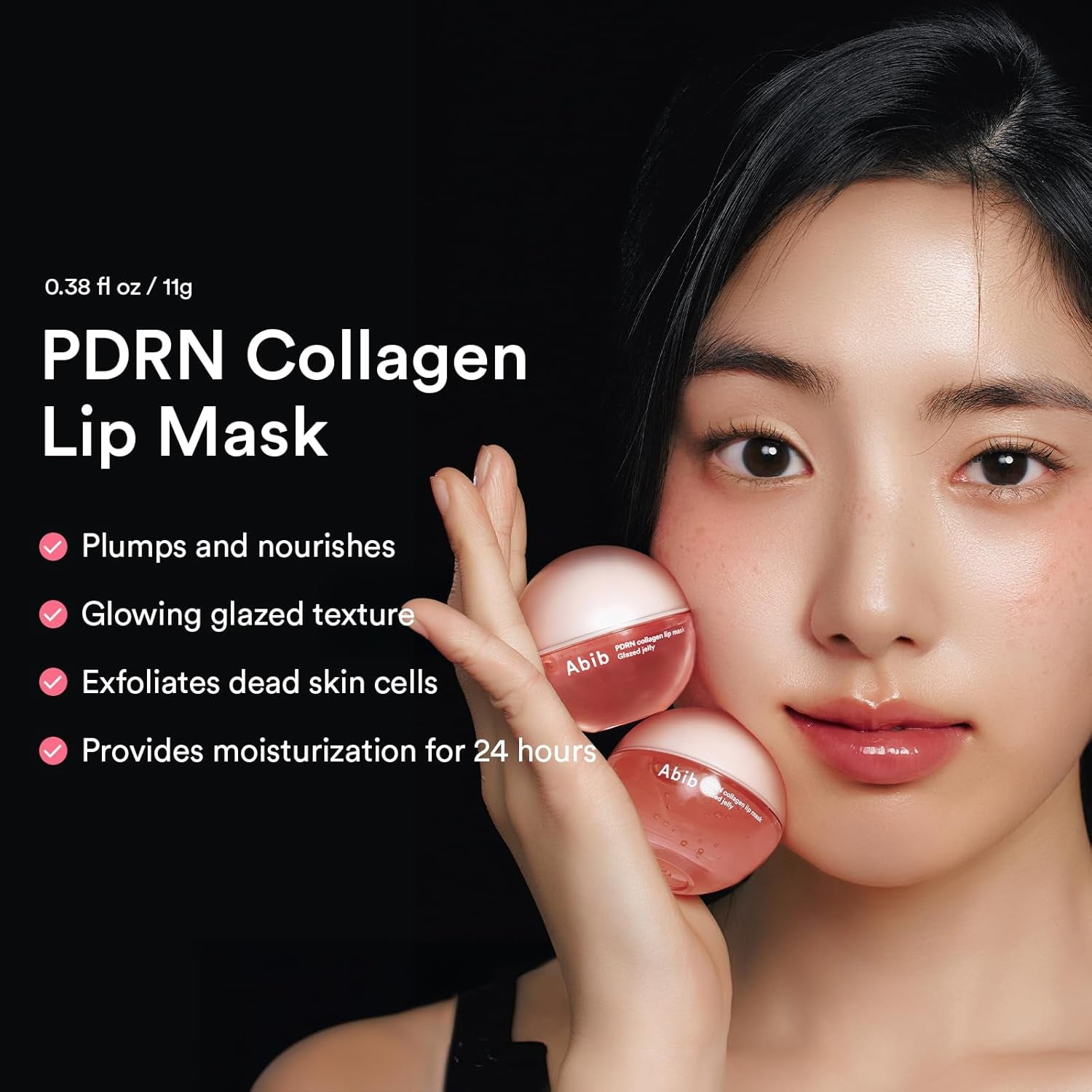 Pink Me up Pdrn 3 Step Glow Kit | Overnight Firming Jelly Mask, Korean Skincare Set for Glass Skin Routine
