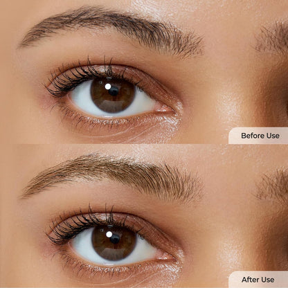 Pixi Eyebrow Mascara 8G/0.28Oz., Eyebrow Gel to Fix and Shape Brows, Clump-Free, Brow Fixer with Slim Precision Brush, Vegan, K-Beauty​ (05 Ash Brown)