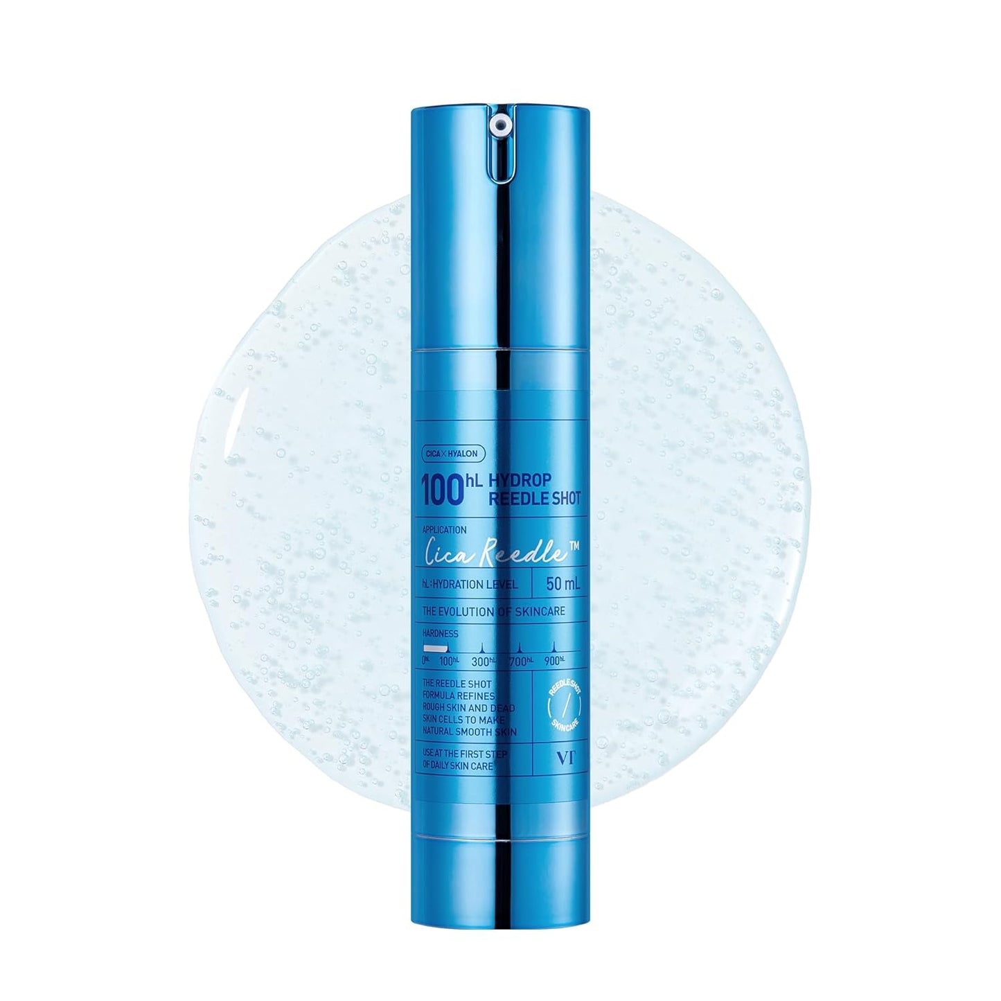 PDRN Reedle Shot 100, Spicule Microneedling Serum, Vegan PDRN, Centella Asiatica, Hyaluronic Acid, Exfoliating & Plumping for Glass Skin, Korean Liquid Skin Booster 1.69 Fl Oz (50Ml)