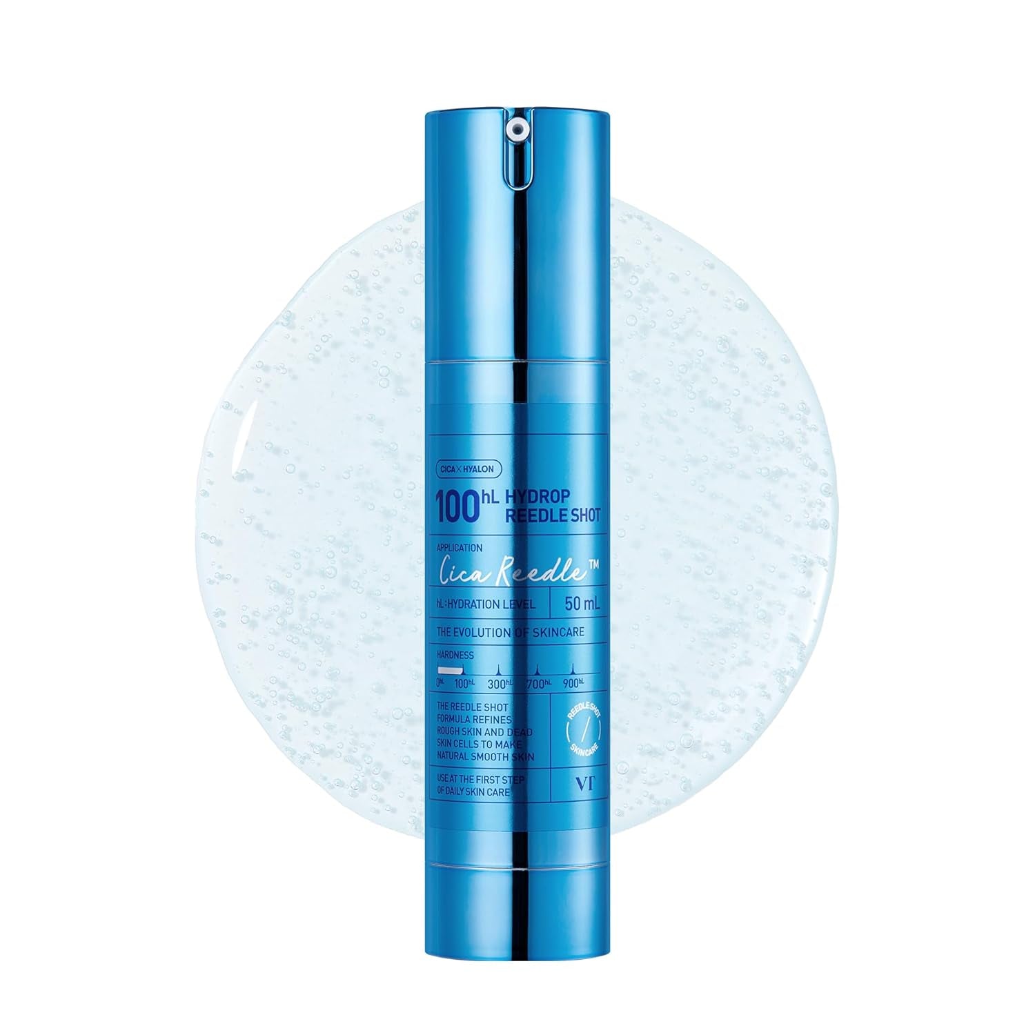 PDRN Reedle Shot 100, Spicule Microneedling Serum, Vegan PDRN, Centella Asiatica, Hyaluronic Acid, Exfoliating & Plumping for Glass Skin, Korean Liquid Skin Booster 1.69 Fl Oz (50Ml)