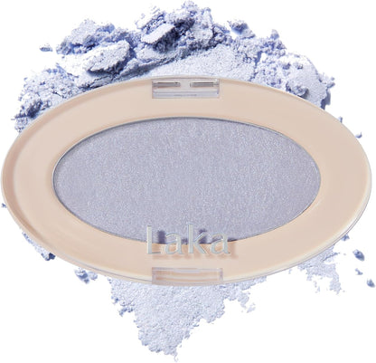 Dream Beam Highlighter, Hydrating Powder Highlighter with Hyaluronic Acid & Chamomile for Radiant, Long-Lasting Glow, Glass Skin, Vegan, K-Beauty​ (#03 Water Beam)