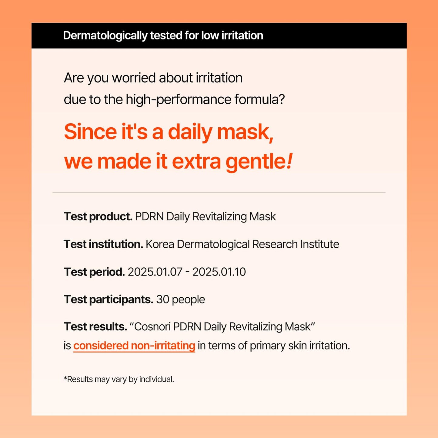 PDRN Daily Revitalizing Mask - Skin Strengthening with PDRN, Firming & Soothing, 100% Plant-Based Sheet Mask, 30 Sheets, 11.83 Fl.Oz