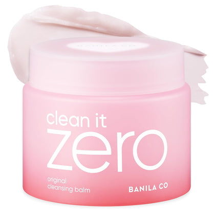 Clean It Zero Nourishing Cleansing Balm | Korean Makeup Remover for Dry Skin | Vegan | Cleansing Oil, Facial Cleanser Made with Ginseng Root & Soybean Peptide (100Ml / 3.38 Fl. Oz)