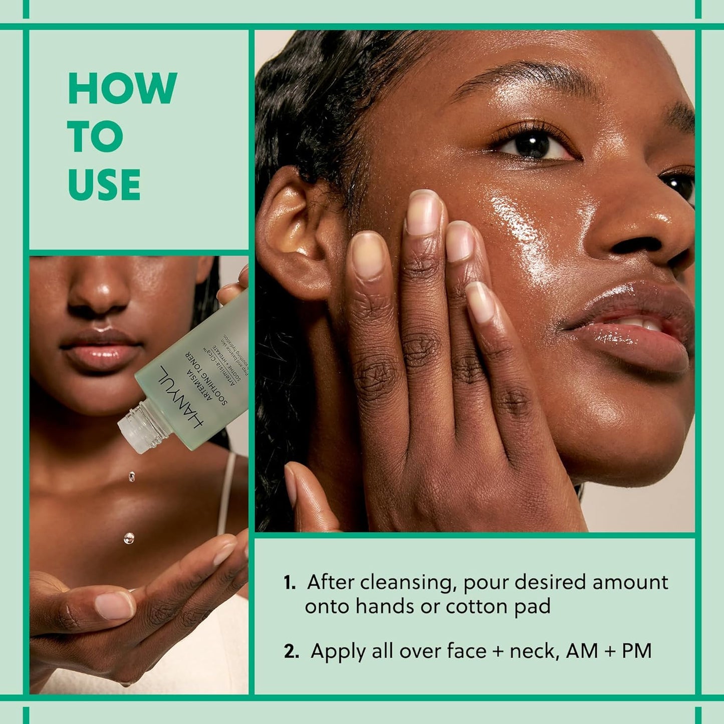 Artemisia Soothing Toner with Centella Asiatica and Panthenol | Hydrating & Calming Facial Toner for Sensitized Skin, Skin Prep, Vegan, 5.07 Fl. Oz.