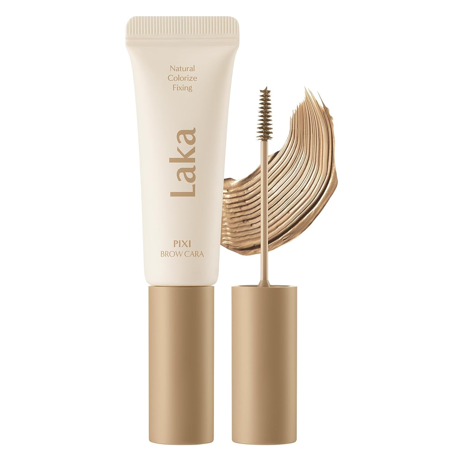 Pixi Eyebrow Mascara 8G/0.28Oz., Eyebrow Gel to Fix and Shape Brows, Clump-Free, Brow Fixer with Slim Precision Brush, Vegan, K-Beauty​ (05 Ash Brown)