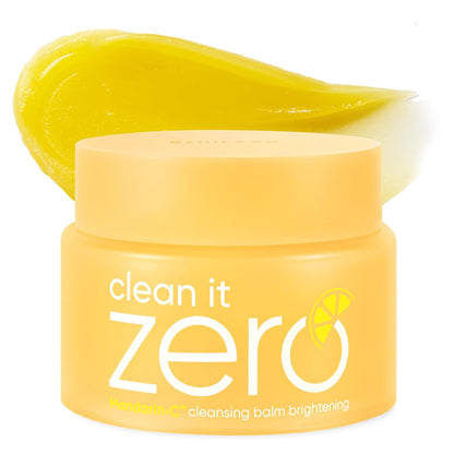 Clean It Zero Nourishing Cleansing Balm | Korean Makeup Remover for Dry Skin | Vegan | Cleansing Oil, Facial Cleanser Made with Ginseng Root & Soybean Peptide (100Ml / 3.38 Fl. Oz)