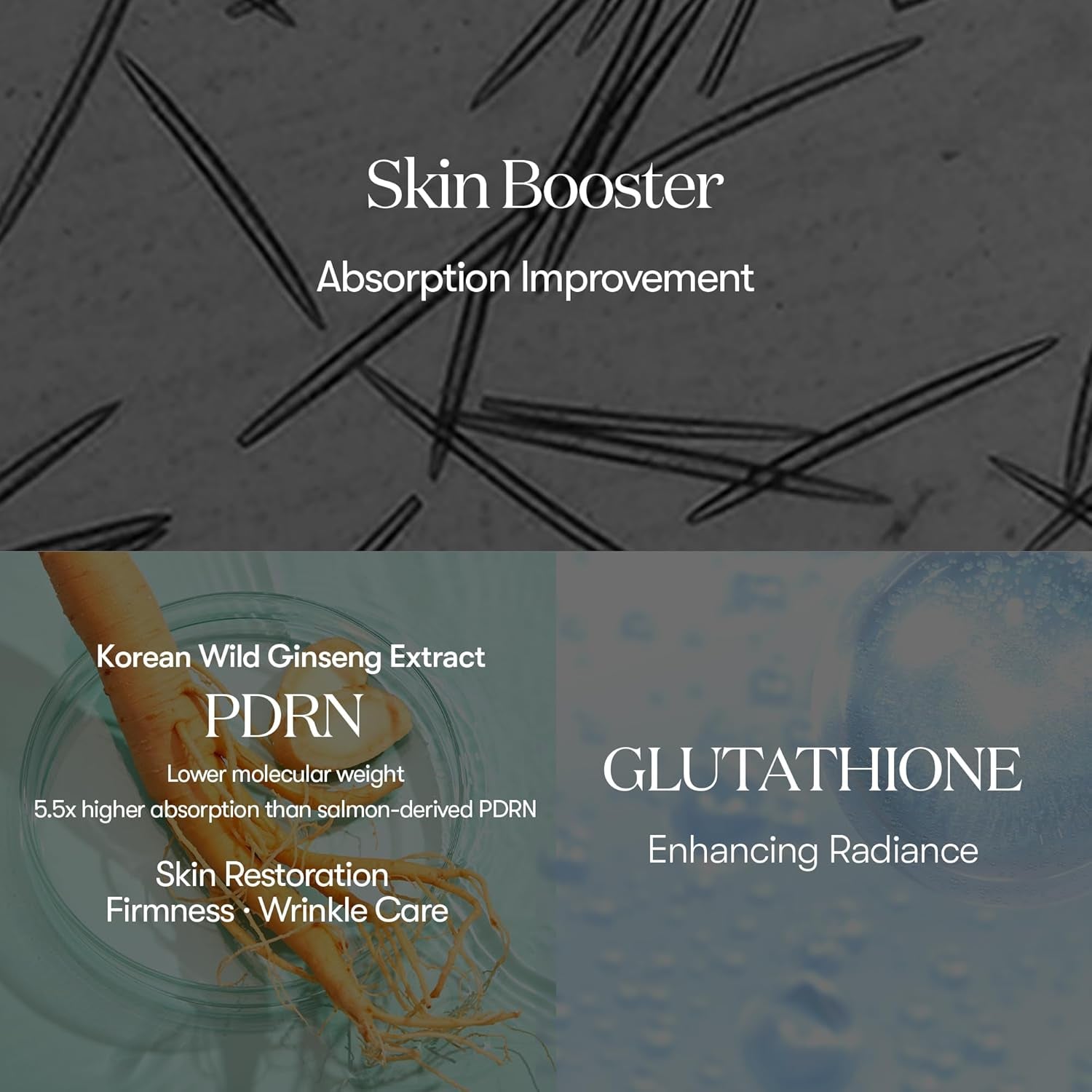 PDRN Reedle Shot 100, Spicule Microneedling Serum, Vegan PDRN, Centella Asiatica, Hyaluronic Acid, Exfoliating & Plumping for Glass Skin, Korean Liquid Skin Booster 1.69 Fl Oz (50Ml)