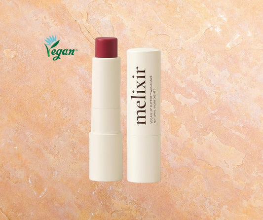 Vegan Lip Butter (12 Colors), Hydrating Tinted Lip Balm Stick, Bee-Free, Petrolatum-Free, Plant-Based, Moisturizes Dry & Chapped Lips with Shea Butter, Sheer, Natural Finish - #05 Dewy Rose